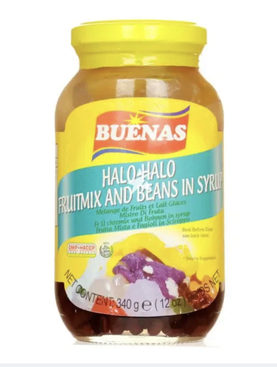 BUENAS Halo-Halo Fruitmix and Beans in Syrup 340g