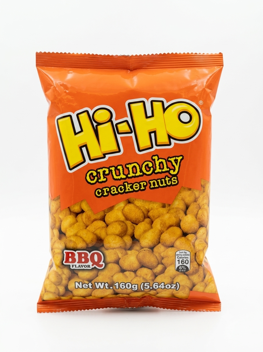 Hi-Ho Crunchy - Cracker nuts BBQ Flavor