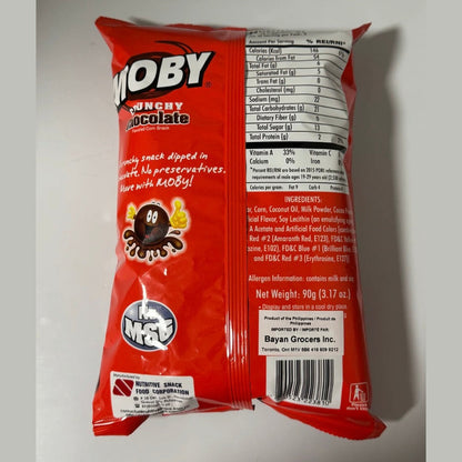 Moby Crunchy Chocolate Flavored Snack 90g