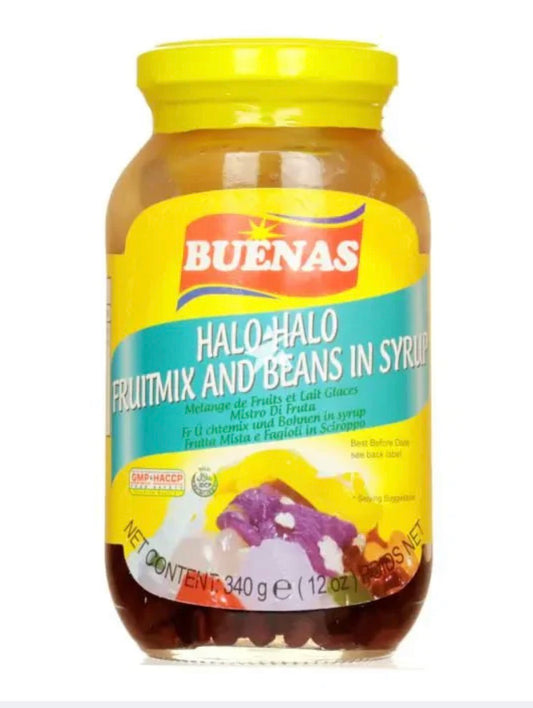 BUENAS Halo-Halo Fruitmix and Beans in Syrup 340g