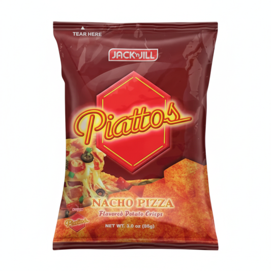 JnJ Piattos Nacho Pizza Potato Crisps 85g