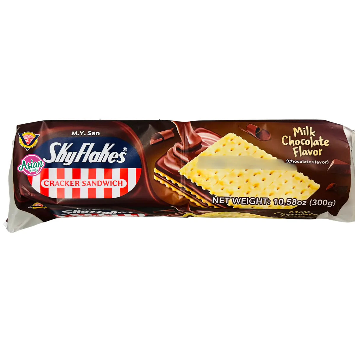 M.Y. San Skyflakes Milk Chocolate Cracker Sandwich 10x30g