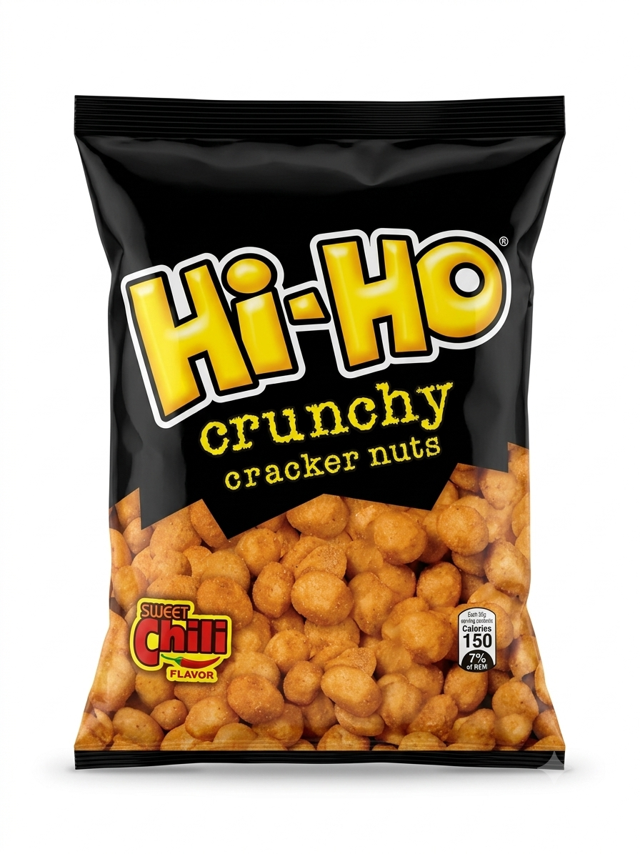 Hi-Ho Crunchy - Cracker nuts sweet chili flavor