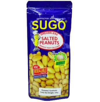 Sugo Salted Peanuts - Garlic Flavor 100g